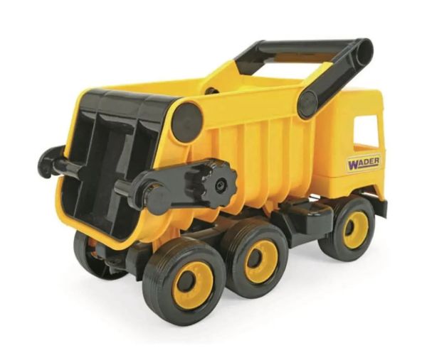 Middle Truck: Vyklápací dumper 43 cm žltý - Wader