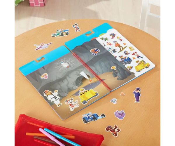 Melissa & Doug: Tlapková Patrola Klasická akcia Opakovane použiteľný zošit s nálepkami