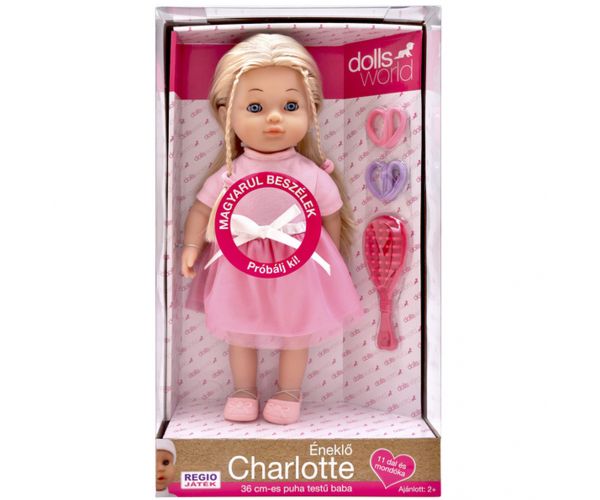 Dolls World: Po slovensky hovoriaca bábika Charlotte v ružovom oblečení