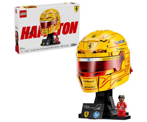 LEGO® Edície: Prilba Scuderia Ferrari HP Lewisa Hamiltona (43022)