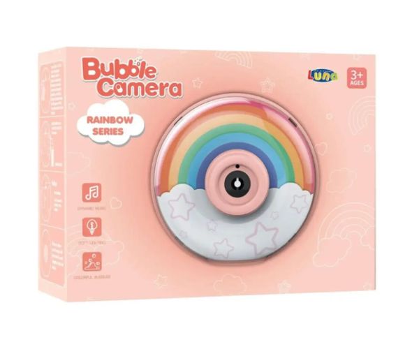 Bubble Camera: Dúhový bublifuk Kamera so svetlom a zvukom