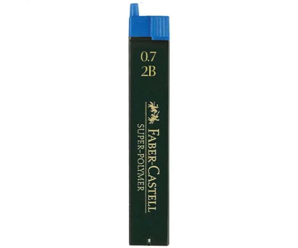 Faber-Castell: Super Polymér náplň do pentelky 0,7mm, 12ks, 2B