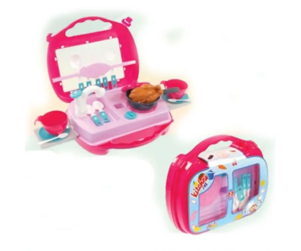 Mochtoys: Prenosná minikuchyňa 22 dielny set