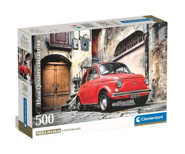 HQC Fiat 500 500ks puzzle - Clementoni