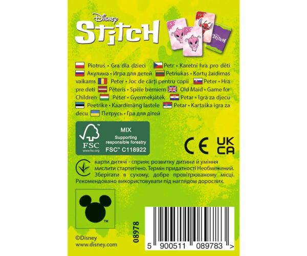 Disney: Stitch Čierny Peter kartová hra - Trefl