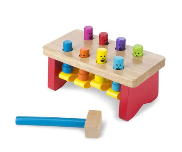 Hrací stôl drevený rozvojový - Melissa & Doug