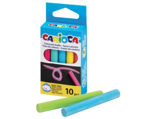 10-dielny set farebných tabuľových kried - Carioca