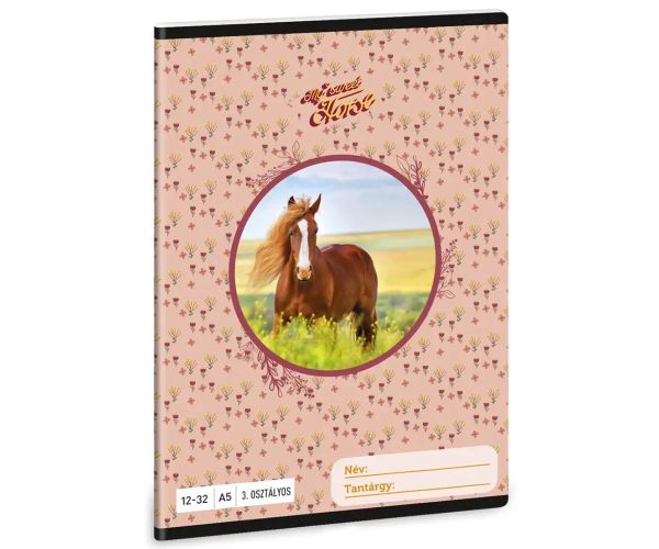 Ars Una: My sweet Horse jazdecký linajkový zošit pre 3. ročník A/5
