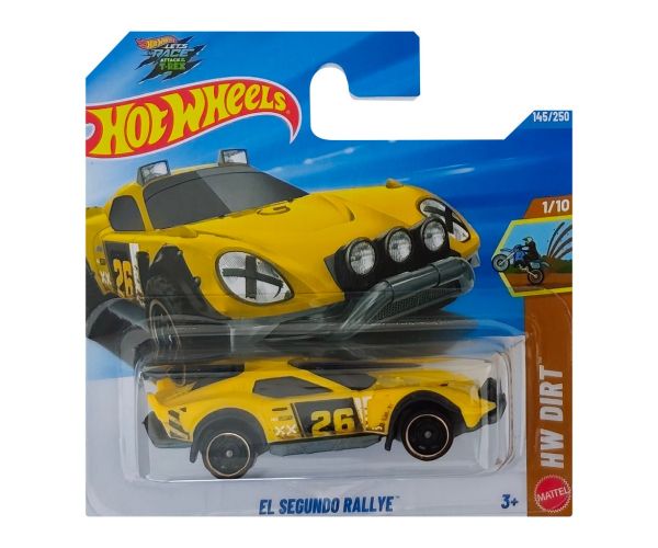 Hot Wheels: El Segundo Rallye žlté autíčko 1/64 - Mattel