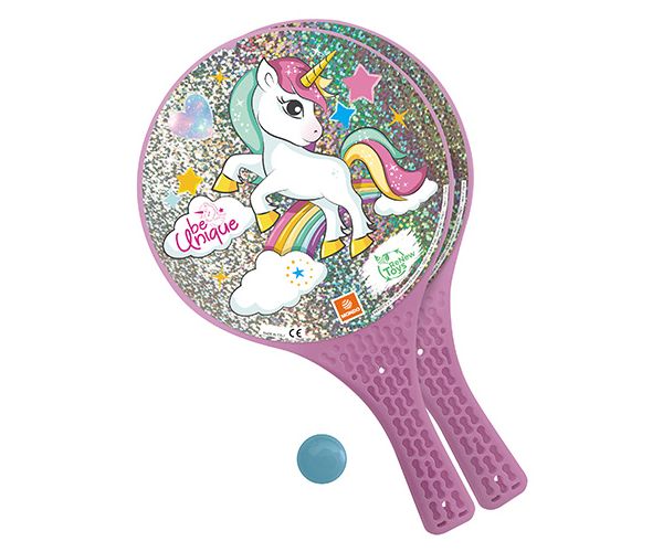 Unicorn plážový tenisový set s loptou