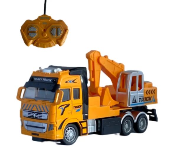 RC Diaľkovo ovládaný stavebný drapák alebo autožeriav so svetlom v dvoch verziách 27MHz 1/36 mierka