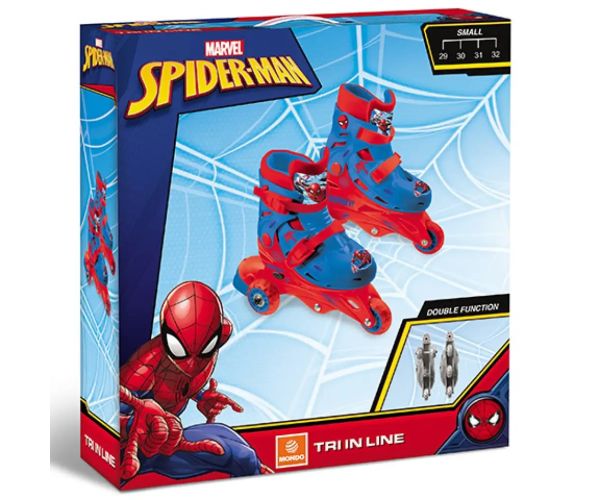 Spiderman nastaviteľné kolieskové korčule 29-32 veľkosť - Mondo Toys