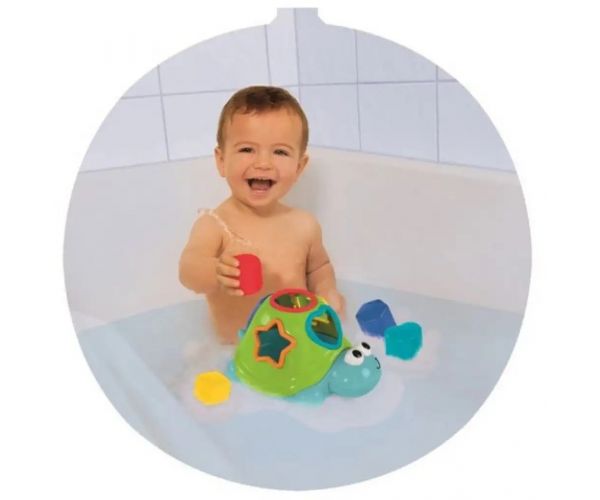 ABC plávajúca korytnačka s tvarovými kockami - Simba Toys