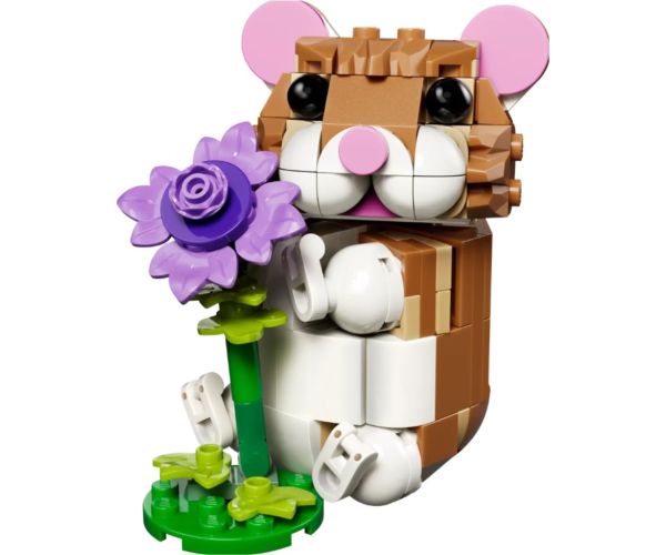 LEGO® Creator: Roztomilý škrečok s kvetom (31376)