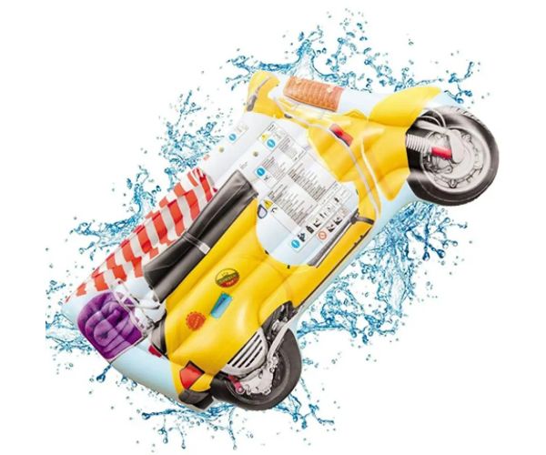 Jumbo Retro motorka gumový matrac 113x193cm - Mondo Toys