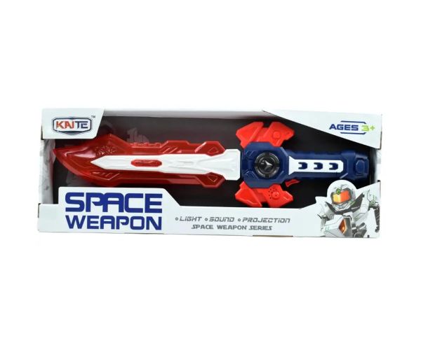 Space Weapon: Elektrický meč vesmírna zbraň so svetlom a zvukom 49 cm