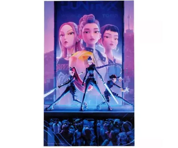 Crayola: Art With Edge - K-Pop Demon Hunters omaľovánka a plagát