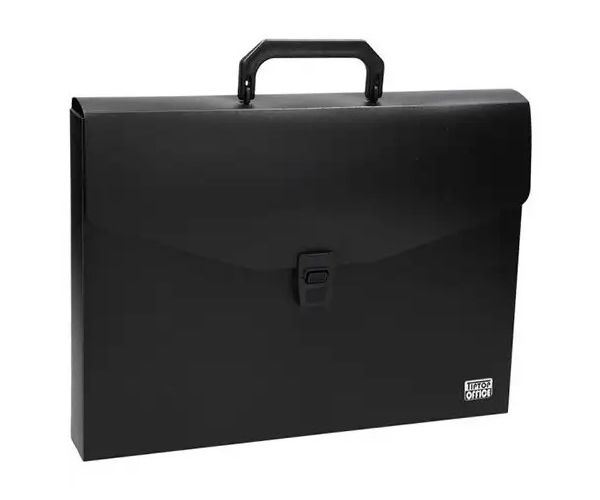Spirit: Čierny držiak na dokumenty A4 s rúčkou