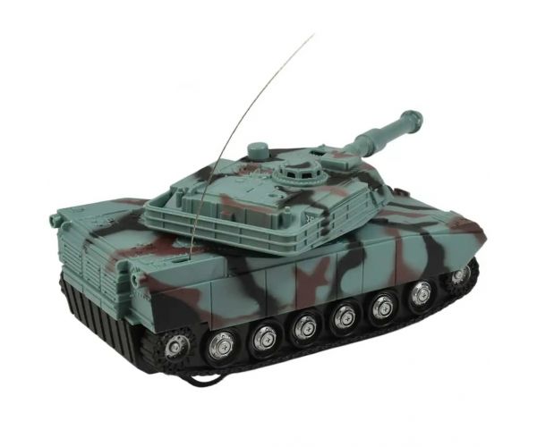 RC M1 Abrams tank so svetlom a zvukom na diaľkové ovládanie 1/32 22cm