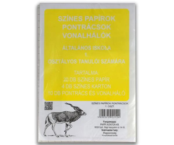 Farebné papiere, bodové mriežky a čiarové siete 1. trieda