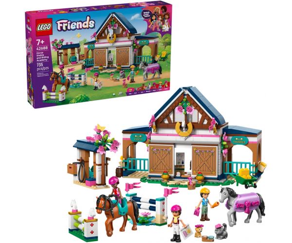 LEGO® Friends: Jazdecký areál a jazdecká škola (42688)