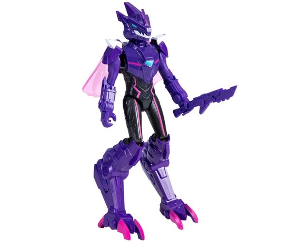 Quantum Heroes: Dinoster Trina akčná figúrka s fialovým brnením 20 cm