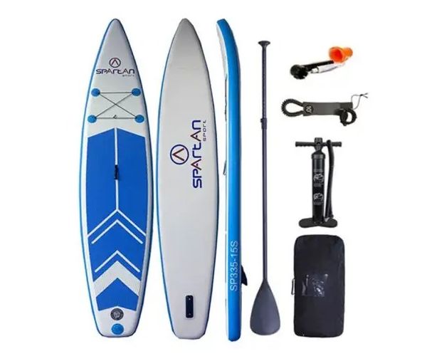 Modro-čierny SP-335 SUP Stand Up Paddle set 335cm - Spartan