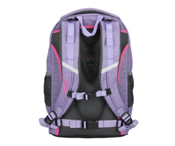 Spirit: Urban fialová ergonomická školská taška, batoh
