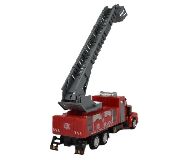 Fire Rescue: Hasičský kamión s rebríkom a zotrvačníkom 22cm