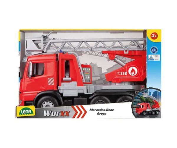 LENA: Mercedes-Bens Arocs hasičské auto s rebríkom 48cm