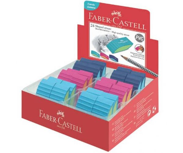 Faber-Castell: Dvojfarebná guma v rôznych farbách, 1 ks
