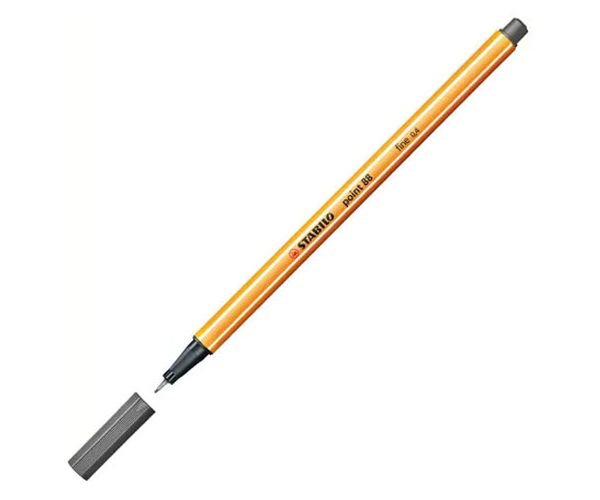 Stabilo: Point 88 tmavosivý popisovač 0,4mm
