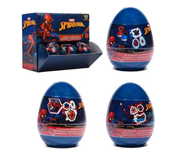 Spiderman modré vajíčko na prekvapenie - Canenco