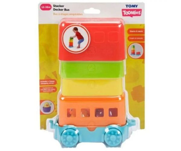 Tomy: Toomies - vajíčka, poschodový autobus, hrací set
