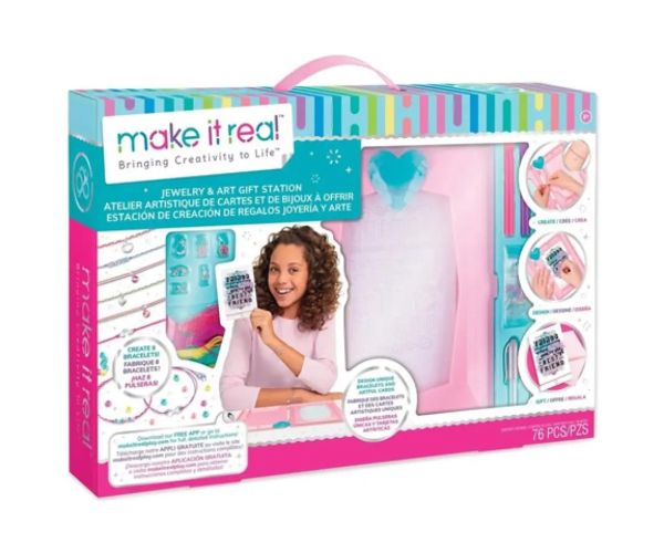 Make it Real: Umenie a šperky na výrobu darčekov kreatívna súprava
