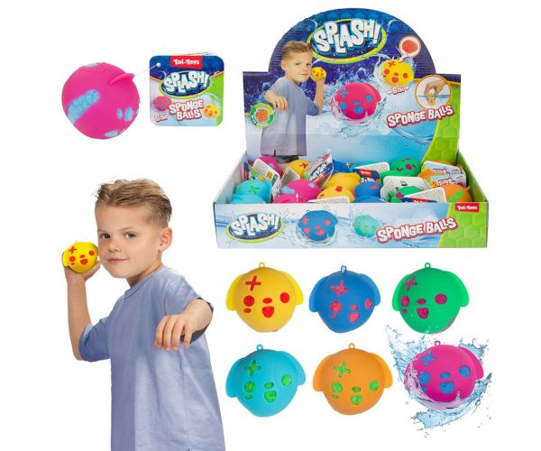 Splash opakovane použiteľná vodná bomba lopta 6 cm, v rôznych prevedeniach, 1 ks