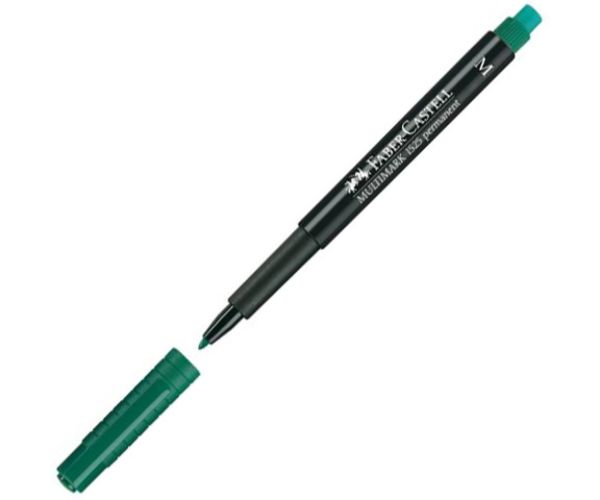 Faber-Castell: Multimark permanentný marker M 1mmzelený