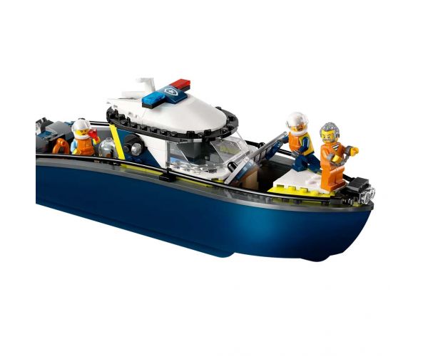 LEGO® City: Naháňačka s policajnou loďou (60456)
