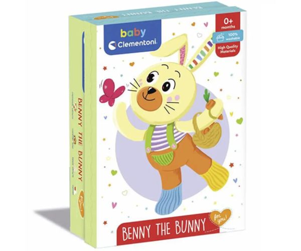 Plyšový zajačik Benny - Clementoni Baby