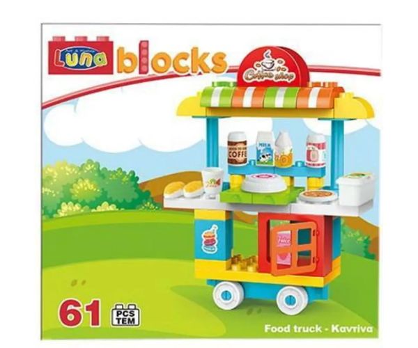 Blocks Kaviareň na kolieskach 61 dielna stavebnica