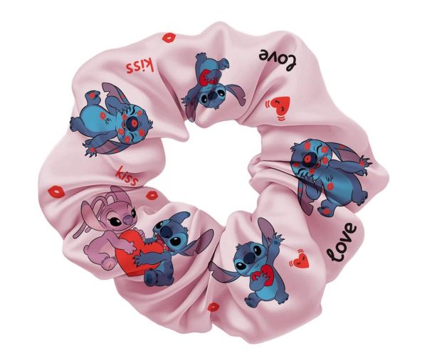 Luna: Sada 2 ks gumičiek do vlasov scrunchies Lilo & Stitch