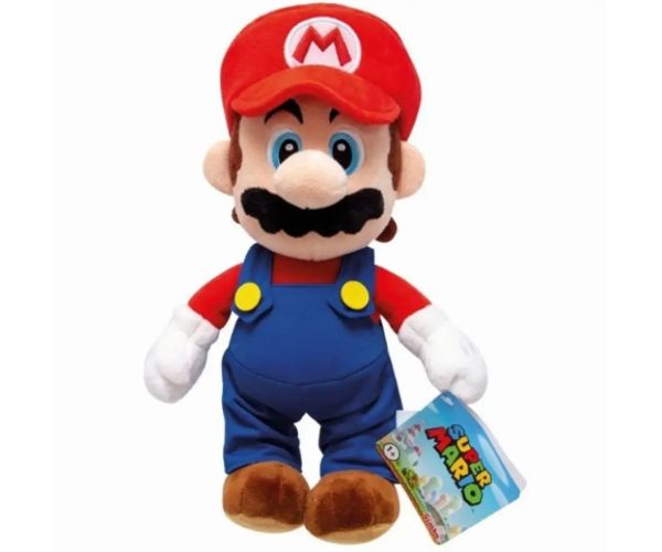 Super Mario: Mario 30 cm plyšová figúrka