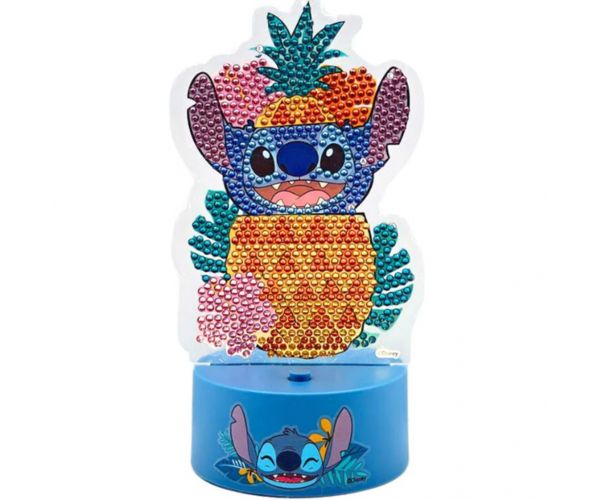 Canenco: Stitch nočná lampa diamantový maliarsky set