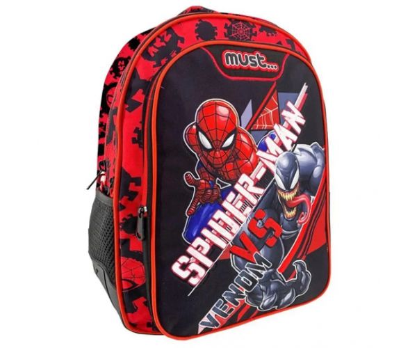 Must: Spiderman vs Venom školská taška, batoh 32x18x43cm