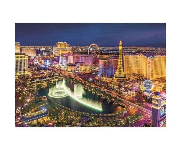 Las Vegas, Spojené Štáty Americké HQC puzzle 6000ks - Clementoni