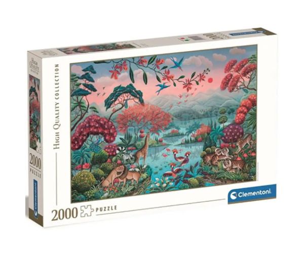 Pokojná džungľa HQC puzzle 2000ks - Clementoni