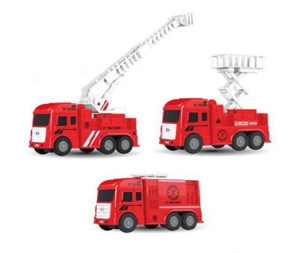 Service Team: Hasičské vozidlo 15cm v troch variantoch