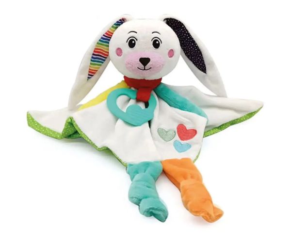Zajačik šatka na sliny - Clementoni Baby