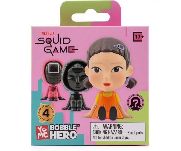 Squid Game Bobble Hero prekvapivá mini figúrka 8cm