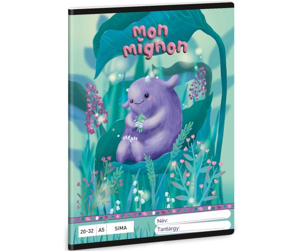Ars Una: Mon Mignon hladký zošit A/5 20-32
